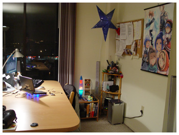 Maiev's Room with Daggy's Poster, FFXI Fenrir, Desktop Setup, Laptop Too!