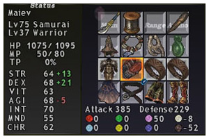FFXI Samurai Equipment