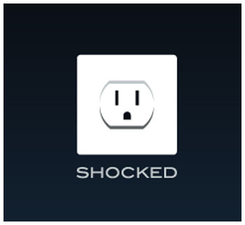 Shocked, Logo