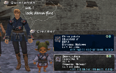 Ciermel and Quintalian, FFXI Fenrir