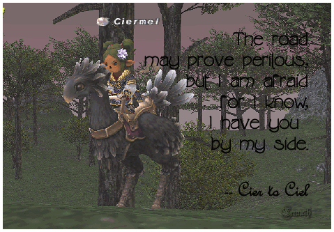 Ciermel and Chocobo, FFXI Fenrir