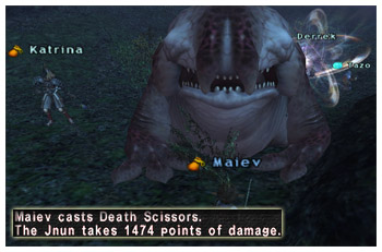 Death Scissors, 1474, Caedarva mire, FFXI Fenrir, Taru