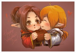 FFXI Fanart - Happy Valentine's Day!