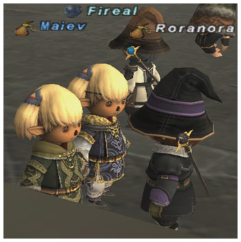 Whoz more pretty! Maiev Fireal Roranora FFXI Fenrir