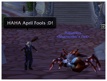 the StarOnion, Maiev, April Fools, 2009