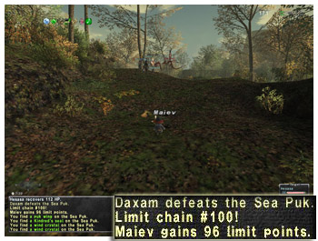 Chain 100 with Daxam, Maiev FFXI Fenrir