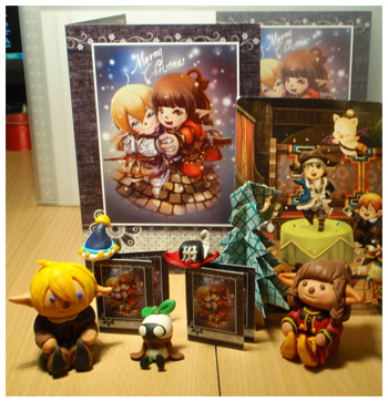 FFXI Christmas Cards 2010 by Lurazeda