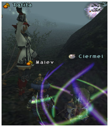 Party with Ciermel, Maiev FFXI Fenrir