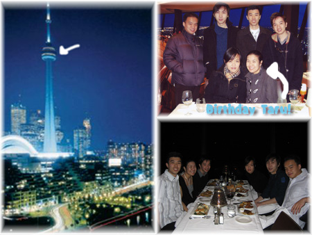 Tazo, Sohjai, Cusi, Maiev IRL, Tazo's Birthday Dinner at the 360 CN Tower Restaurant