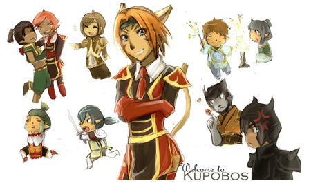 Daggy, Kupobos, DaggyInk, Diane Modena, LovelyDagger, FFXI Fan Art Drawing