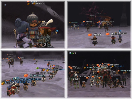 Maiev, Istari, Tazo, Nimi, Taru Train, DuckHUNT killing Kirin, FFXI Fenrir Server