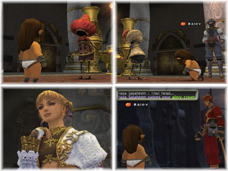 Naked Taru Maiev, Glory Clown, Puppetmaster, FFXI Fenrir Server