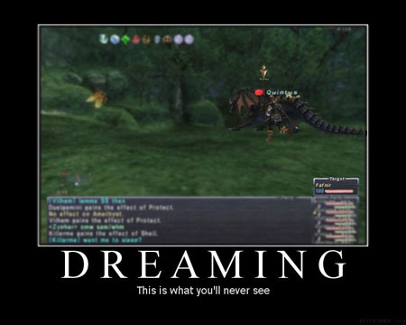 Yellow Fafnir, Dreaming, FFXI Meme