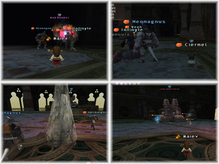 Ciermel, Maiev, DuckHUNT, Salvage, Hellknight, Mad Bomber, Bhaflau Remnants, FFXI Fenrir Server