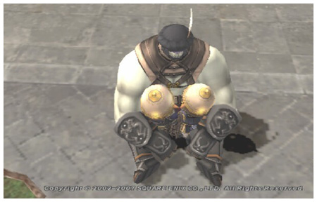 Taru and Galka Boobs, Awesome Screenshot in FFXI