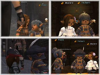 Maiev and Istari, Taru getting Married, Tazo, FFXI Romance Taru of Fenrir Server