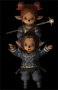 Mai Piggyback Jowah, the StarOnion, 3ds, Rendering, FFXI