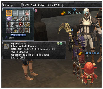 Apocalypse, Kirschy, FFXI Fenrir, Relic