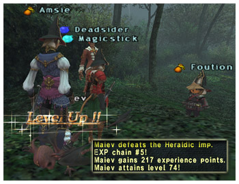 Ding 74, Fenrir FFXI Blue Mage 74