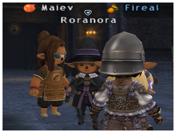 Roranora, FFXI DuckHUNT of Fenrir, Fireal, TaruTaru, Black Mage