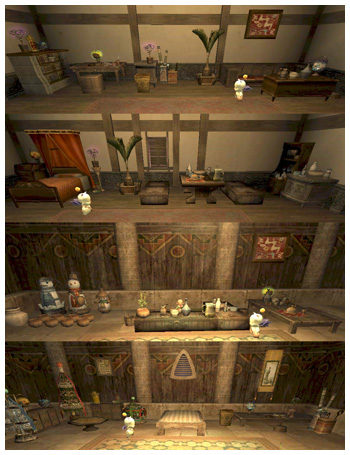 Mog House Design, FFXI, Furniture Placement