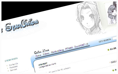 StarOnion's Version 3 theme, FFXI Blogs of Fenrir