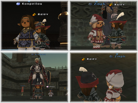 Zimph as WHM, Arebaut, Maiev, Maiev as WHM, FFXI Taru of Fenrir Server