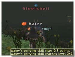 How to Parrying Skillup, Maiev on Taru Samurai, FFXI, Parrying Skill