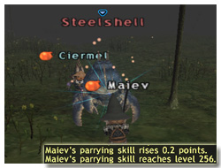 How to Parrying Skillup, Maiev on Taru Samurai, FFXI, Parrying Skill