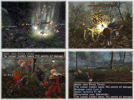 2boxing Ciermel, Maiev's Taru Samurai of Fenrir, Samurai Exping with Colibri and Spider, Wajaom Woodlands