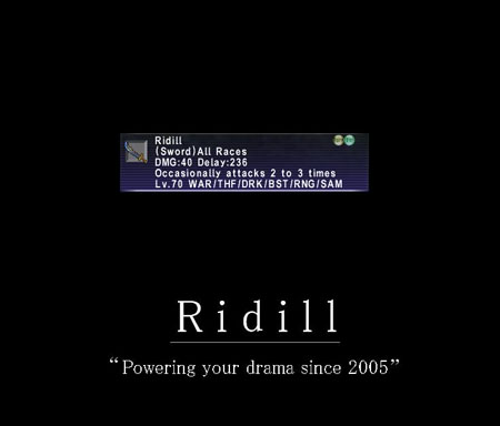 Ridill, Fafnir, FFXI Meme