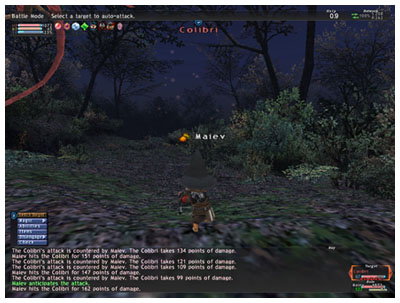 Samurai Anricpiating an Attack, FFXI Maiev of Fenrir