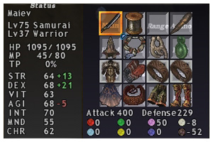 FFXI Samurai Equipment