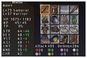 FFXI Samurai Equipment