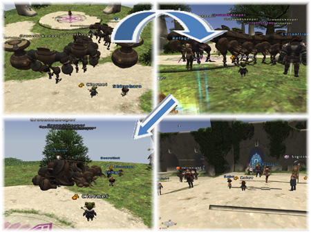 RMT Sky, Training Robots and AoE GA Nuke, Tu'Lia of FFXI in Fenrir