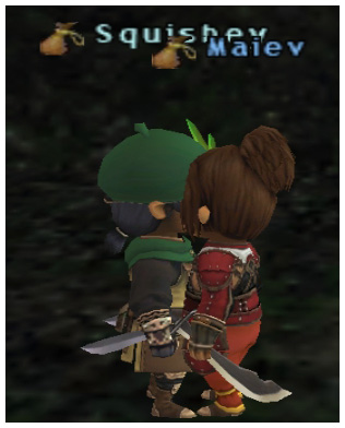 Squishey kiss Maiev! FFXI Fenrir Server