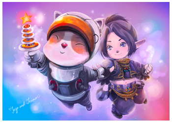 Tazo Taru FFXi and Teemo LoL by lurazeda