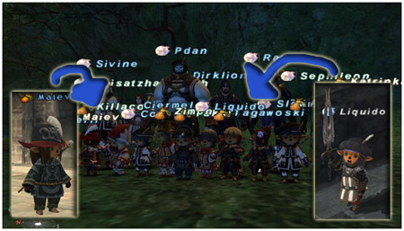 Maiev and Liquido, FFXI Taru of Fenrir Server