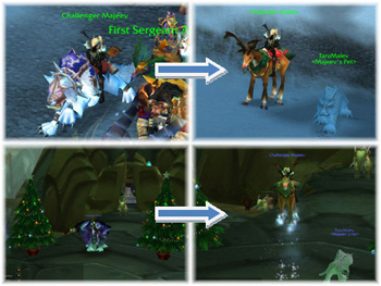 WoW Raindeer Mounts, Maiev, Fenrir