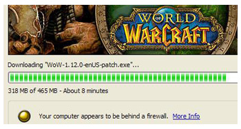 WoW Downloading Client, Windows XP