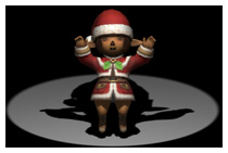 3ds Rendering, Maiev Taru in Christmas Clothing, FFXI Fenrir Server